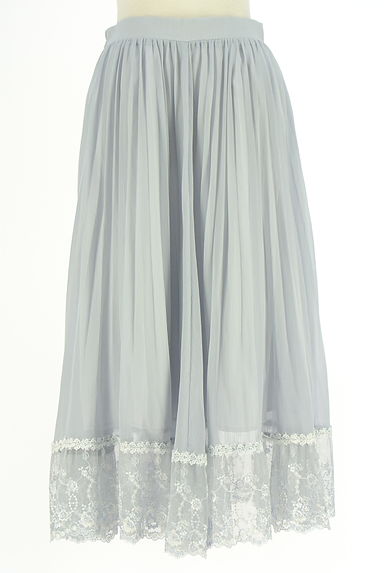 axes femme（アクシーズファム）の古着「裾レースプリーツロングスカート（ロングスカート・マキシスカート）」大画像１へ