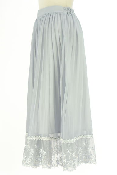 axes femme（アクシーズファム）の古着「裾レースプリーツロングスカート（ロングスカート・マキシスカート）」大画像３へ