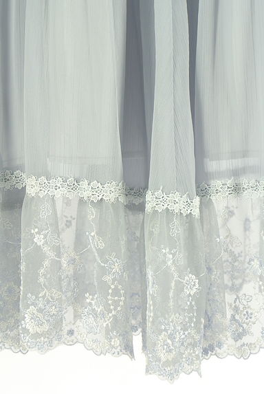 axes femme（アクシーズファム）の古着「裾レースプリーツロングスカート（ロングスカート・マキシスカート）」大画像５へ