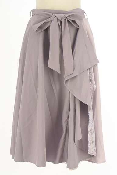 axes femme（アクシーズファム）の古着「別地切替ミモレ丈フレアスカート（ロングスカート・マキシスカート）」大画像１へ