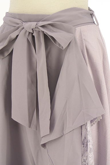 axes femme（アクシーズファム）の古着「別地切替ミモレ丈フレアスカート（ロングスカート・マキシスカート）」大画像４へ