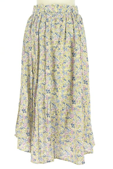 クリックで大画像表示 axes femme(アクシーズファム)の古着「ミモレ丈小花柄スカート(ロングスカート・マキシスカート)」大画像2へ