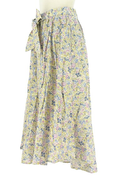 クリックで大画像表示 axes femme(アクシーズファム)の古着「ミモレ丈小花柄スカート(ロングスカート・マキシスカート)」大画像3へ