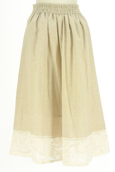 クリックで大画像表示 axes femme(アクシーズファム)の古着「ウエスト裾レースロングスカート(ロングスカート・マキシスカート)」大画像2へ