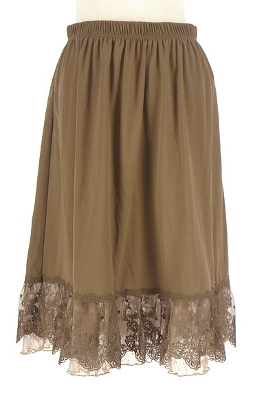 axes femme（アクシーズファム）の古着「ミディ丈裾チュールレーススカート（スカート）」大画像１へ