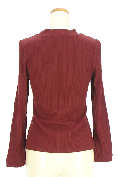 クリックで大画像表示 axes femme(アクシーズファム)の古着「モックネックリブニット(ニット)」大画像2へ