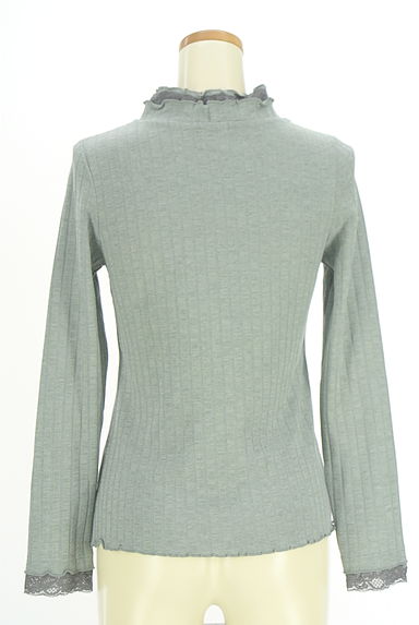 axes femme（アクシーズファム）の古着「モックネックリブカットソー（カットソー・プルオーバー）」大画像２へ