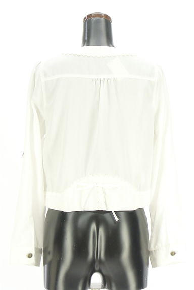 クリックで大画像表示 axes femme(アクシーズファム)の古着「ジップアップノーカラーブルゾン(ブルゾン・スタジャン)」大画像2へ