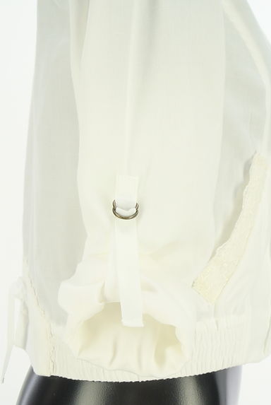 クリックで大画像表示 axes femme(アクシーズファム)の古着「ジップアップノーカラーブルゾン(ブルゾン・スタジャン)」大画像5へ