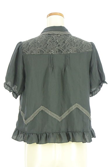 クリックで大画像表示 axes femme(アクシーズファム)の古着「レースフリルブラウス(ブラウス)」大画像2へ