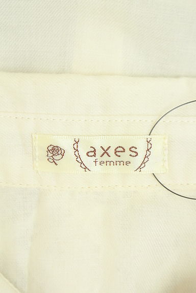 クリックで大画像表示 axes femme(アクシーズファム)の古着「レース切り替えフリルブラウス(ブラウス)」大画像6へ