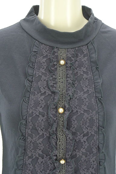 クリックで大画像表示 axes femme(アクシーズファム)の古着「フロントレースカットソー(カットソー・プルオーバー)」大画像4へ