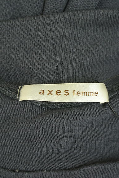 クリックで大画像表示 axes femme(アクシーズファム)の古着「フロントレースカットソー(カットソー・プルオーバー)」大画像6へ