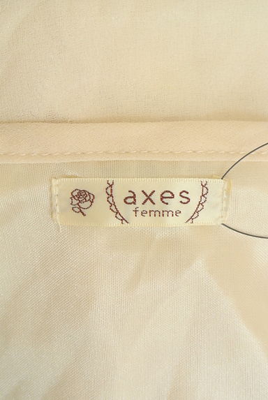 クリックで大画像表示 axes femme(アクシーズファム)の古着「レース袖シフォンチュニック(ワンピース・チュニック)」大画像6へ