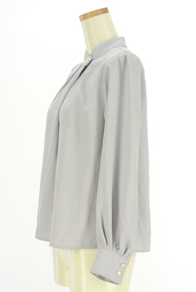 axes femme（アクシーズファム）の古着「ワンボタンハイネックブラウス（カットソー・プルオーバー）」大画像３へ