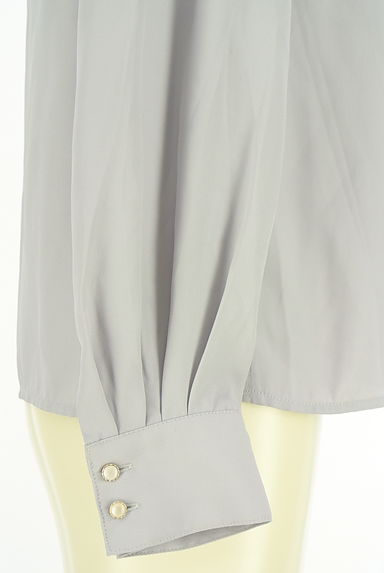 axes femme（アクシーズファム）の古着「ワンボタンハイネックブラウス（カットソー・プルオーバー）」大画像５へ