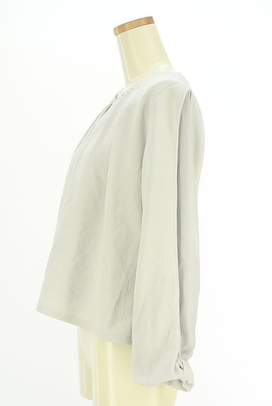 axes femme（アクシーズファム）の古着「ラインストーン付きタックブラウス（カットソー・プルオーバー）」大画像３へ