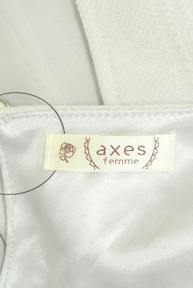 axes femme（アクシーズファム）の古着「ラインストーン付きタックブラウス（カットソー・プルオーバー）」大画像６へ