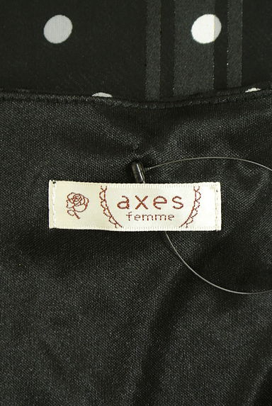 axes femme（アクシーズファム）の古着「ラメチェック×ドットシフォンブラウス（カットソー・プルオーバー）」大画像６へ