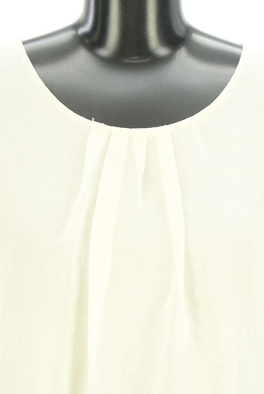 クリックで大画像表示 axes femme(アクシーズファム)の古着「刺繍チュール袖シフォンブラウス(カットソー・プルオーバー)」大画像4へ