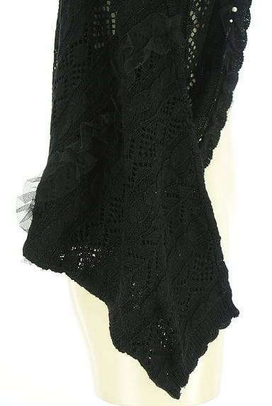 axes femme（アクシーズファム）の古着「バックレース切替透かしニットカーデ（カーディガン・ボレロ）」大画像５へ