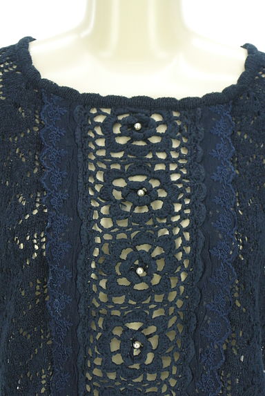 axes femme（アクシーズファム）の古着「ローゲージニットポンチョ（ニット）」大画像４へ