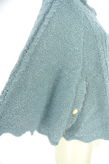 クリックで大画像表示 axes femme(アクシーズファム)の古着「フーディポンチョ(ニット)」大画像5へ