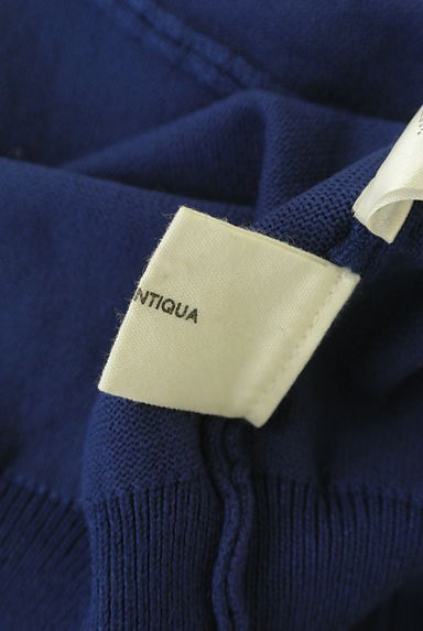 クリックで大画像表示 antiqua(アンティカ)の古着「ドロップショルダーVネックニット(ニット)」大画像6へ