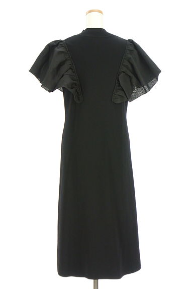 クリックで大画像表示 CELFORD(セルフォード)の古着「ボリューム肩フリルミモレワンピース(ワンピース・チュニック)」大画像2へ