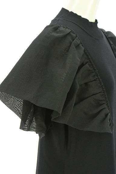 クリックで大画像表示 CELFORD(セルフォード)の古着「ボリューム肩フリルミモレワンピース(ワンピース・チュニック)」大画像5へ