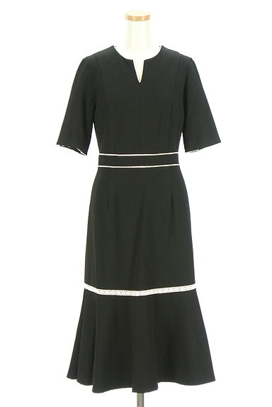 クリックで大画像表示 CELFORD(セルフォード)の古着「バイカラーラインマーメイドミモレワンピ(ワンピース・チュニック)」大画像1へ