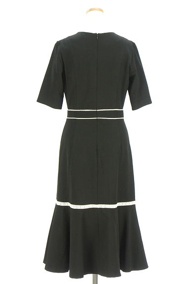 クリックで大画像表示 CELFORD(セルフォード)の古着「バイカラーラインマーメイドミモレワンピ(ワンピース・チュニック)」大画像2へ