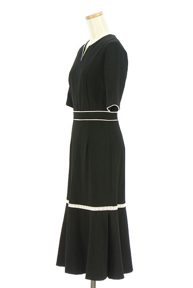 クリックで大画像表示 CELFORD(セルフォード)の古着「バイカラーラインマーメイドミモレワンピ(ワンピース・チュニック)」大画像3へ