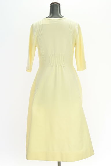 クリックで大画像表示 CELFORD(セルフォード)の古着「7分袖リブ切替ニットワンピース(ワンピース・チュニック)」大画像2へ