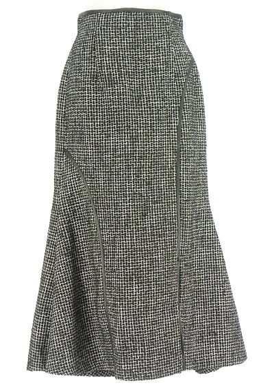 クリックで大画像表示 Mystrada(マイストラーダ)の古着「グラフチェック柄織ウール混スカート(ロングスカート・マキシスカート)」大画像1へ