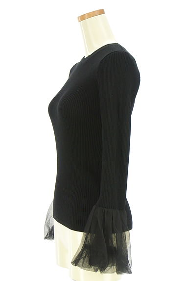 クリックで大画像表示 Mystrada(マイストラーダ)の古着「チュールバルーン袖リブニット(ニット)」大画像3へ