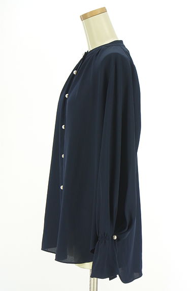 クリックで大画像表示 Mystrada(マイストラーダ)の古着「パールボタンシフォンブラウス(ブラウス)」大画像3へ