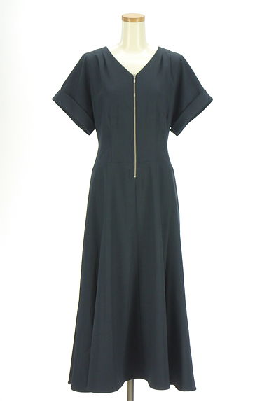 Mystrada（マイストラーダ）の古着「ジップアップボリュームフレアワンピース（ワンピース・チュニック）」大画像１へ