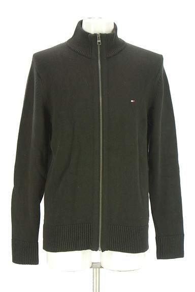 クリックで大画像表示 TOMMY HILFIGER(トミーヒルフィガー)の古着「ジップアップニットカーディガン(カーディガン)」大画像1へ