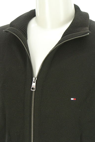 クリックで大画像表示 TOMMY HILFIGER(トミーヒルフィガー)の古着「ジップアップニットカーディガン(カーディガン)」大画像4へ