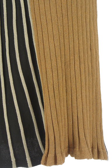 クリックで大画像表示 OSMOSIS(オズモーシス)の古着「loaf le TRICOT バイカラーリブニットロングスカート(ロングスカート・マキシスカート)」大画像5へ