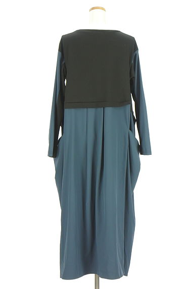 OSMOSIS（オズモーシス）の古着「別地切替バイカラーワンピース（ワンピース・チュニック）」大画像２へ