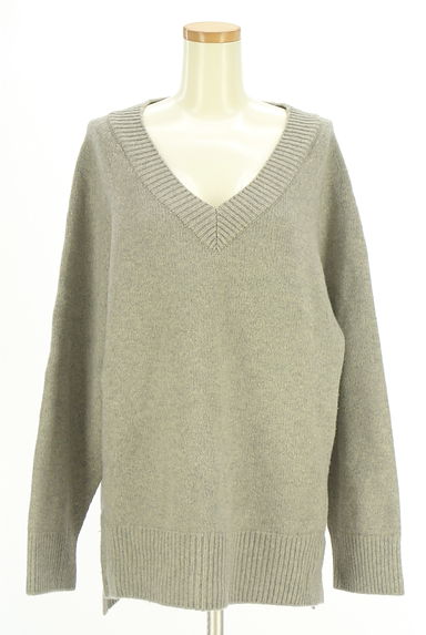 クリックで大画像表示 GALLARDAGALANTE(ガリャルダガランテ)の古着「オーバーサイズVネックニット(セーター)」大画像1へ