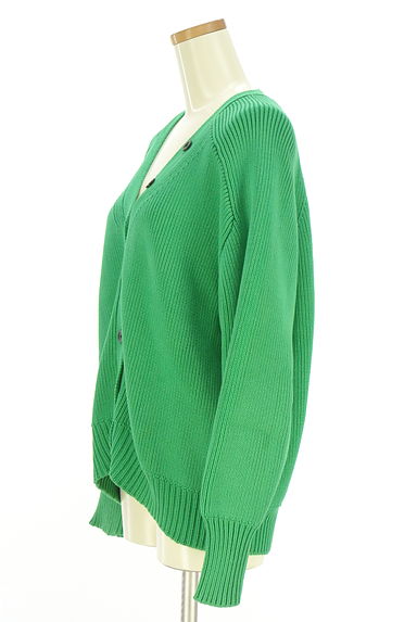 クリックで大画像表示 GALLARDAGALANTE(ガリャルダガランテ)の古着「ダミーボタン付きニットカーディガン(カーディガン・ボレロ)」大画像3へ