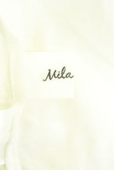 クリックで大画像表示 Mila Owen(ミラオーウェン)の古着「半そでモックネックカットソー(カットソー・プルオーバー)」大画像6へ