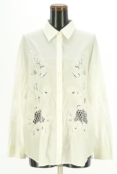 クリックで大画像表示 Snidel(スナイデル)の古着「刺繍レースシャツ(カジュアルシャツ)」大画像1へ