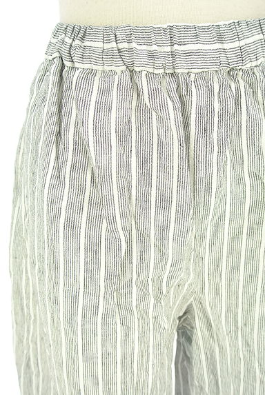 クリックで大画像表示 BARNYARDSTORM(バンヤードストーム)の古着「ストライプ柄リネンパンツ(パンツ)」大画像4へ