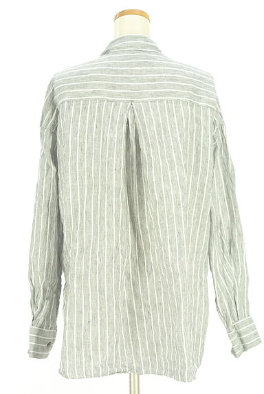 クリックで大画像表示 BARNYARDSTORM(バンヤードストーム)の古着「ストライプ柄シャツ(カジュアルシャツ)」大画像2へ