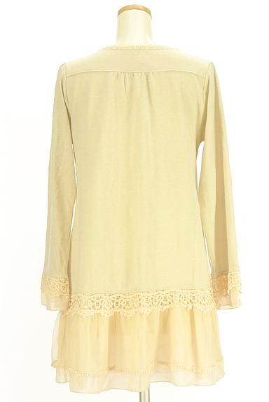 クリックで大画像表示 axes femme(アクシーズファム)の古着「刺繍レース×ニットカーディガン(カーディガン・ボレロ)」大画像2へ