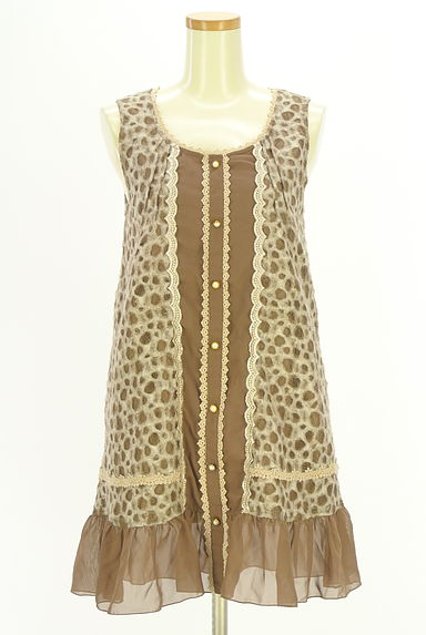 axes femme（アクシーズファム）の古着「起毛レースチュニック（ワンピース・チュニック）」大画像１へ